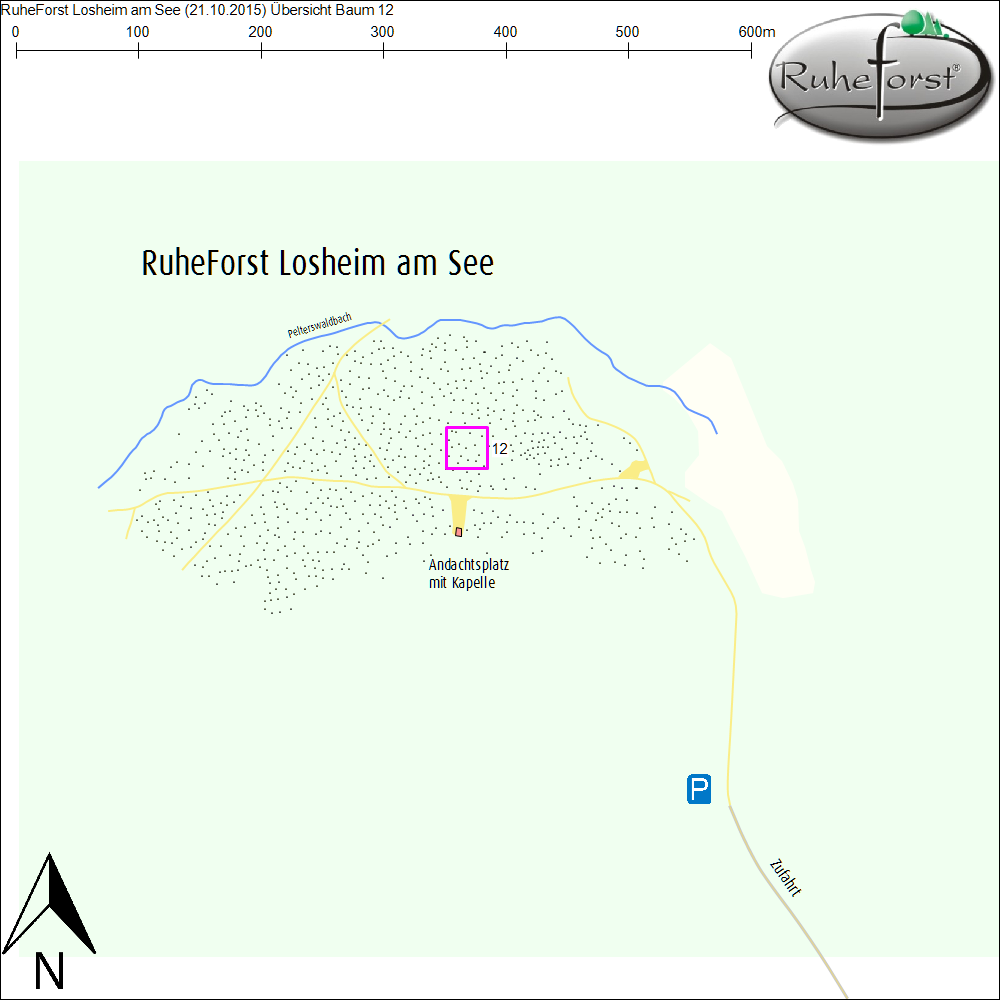 Übersichtskarte zu Baum 12