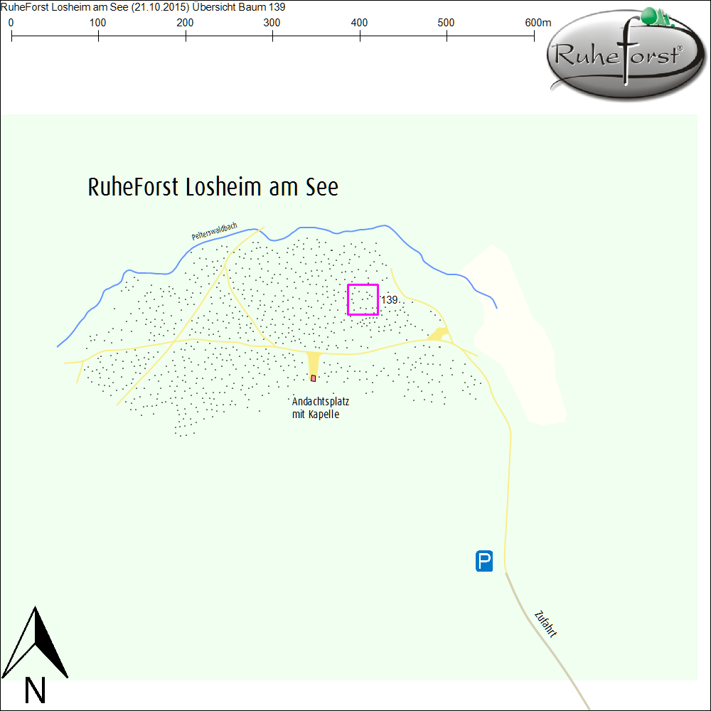 Übersichtskarte zu Baum 139