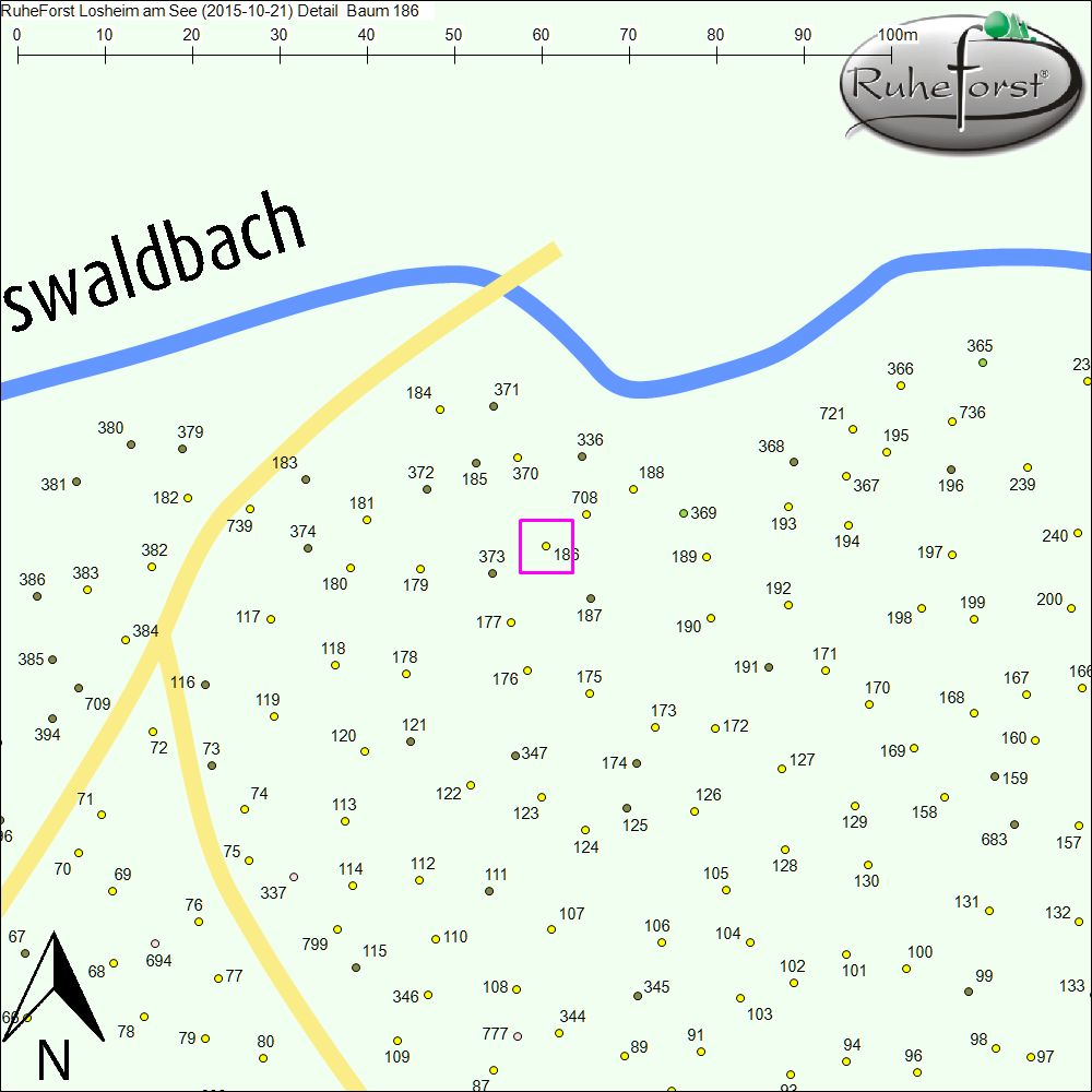 Detailkarte zu Baum 186