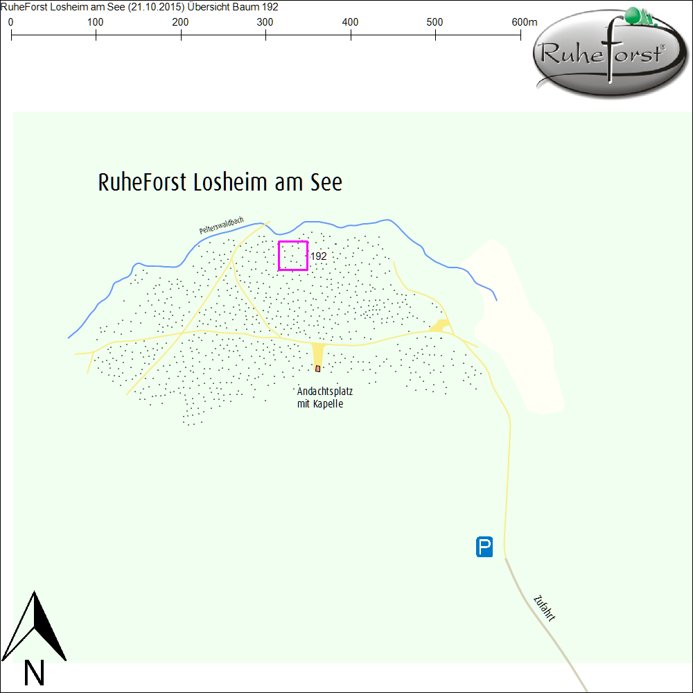 Übersichtskarte zu Baum 192