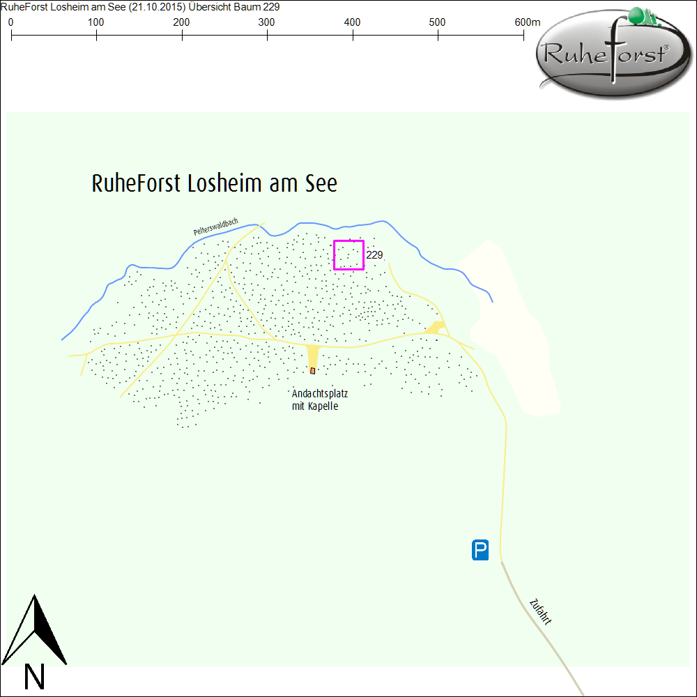 Übersichtskarte zu Baum 229