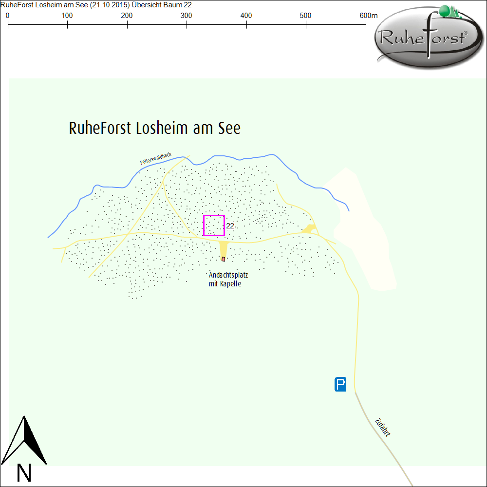 Übersichtskarte zu Baum 22