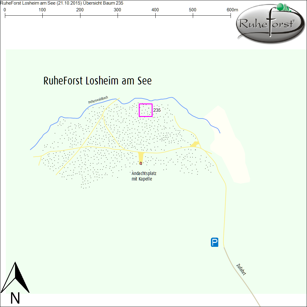 Übersichtskarte zu Baum 235