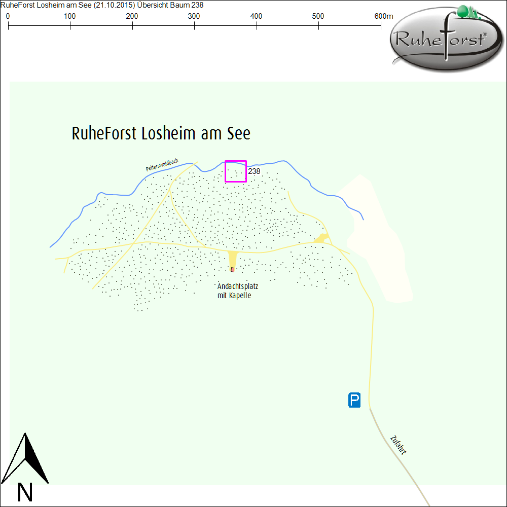 Übersichtskarte zu Baum 238