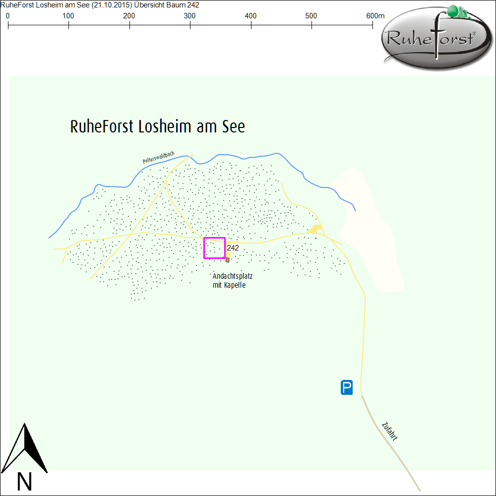 Übersichtskarte zu Baum 242