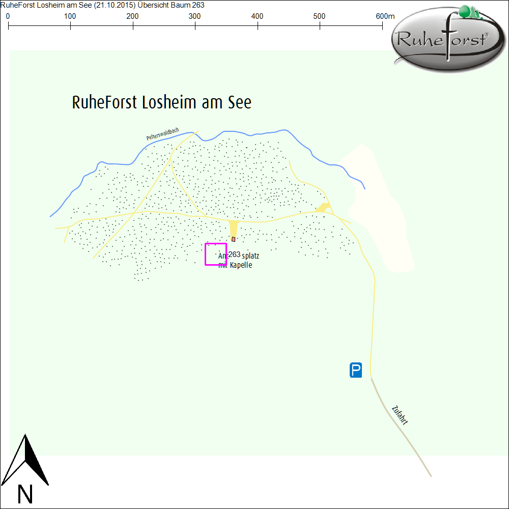 Übersichtskarte zu Baum 263