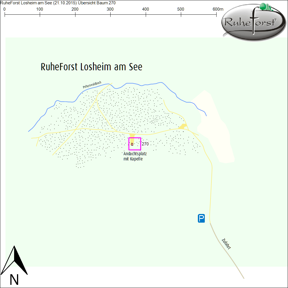 Übersichtskarte zu Baum 270