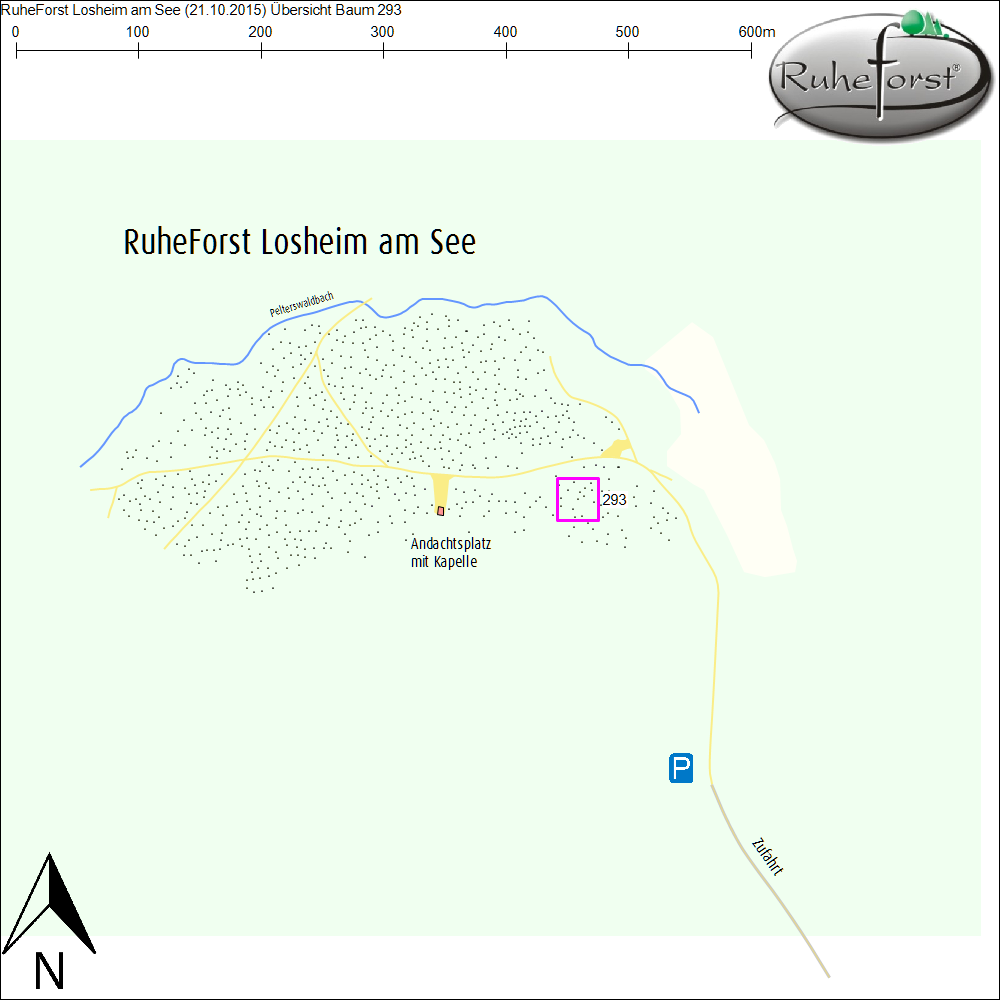 Übersichtskarte zu Baum 293