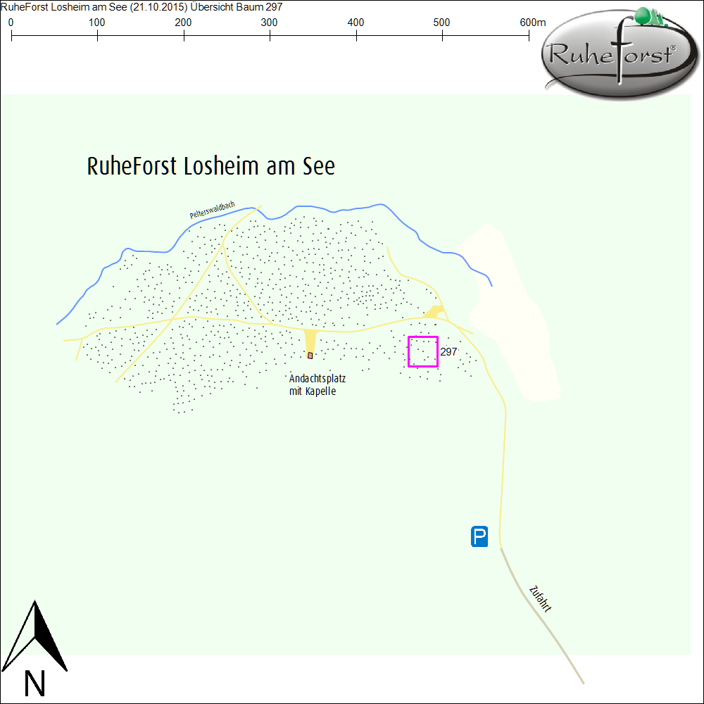 Übersichtskarte zu Baum 297