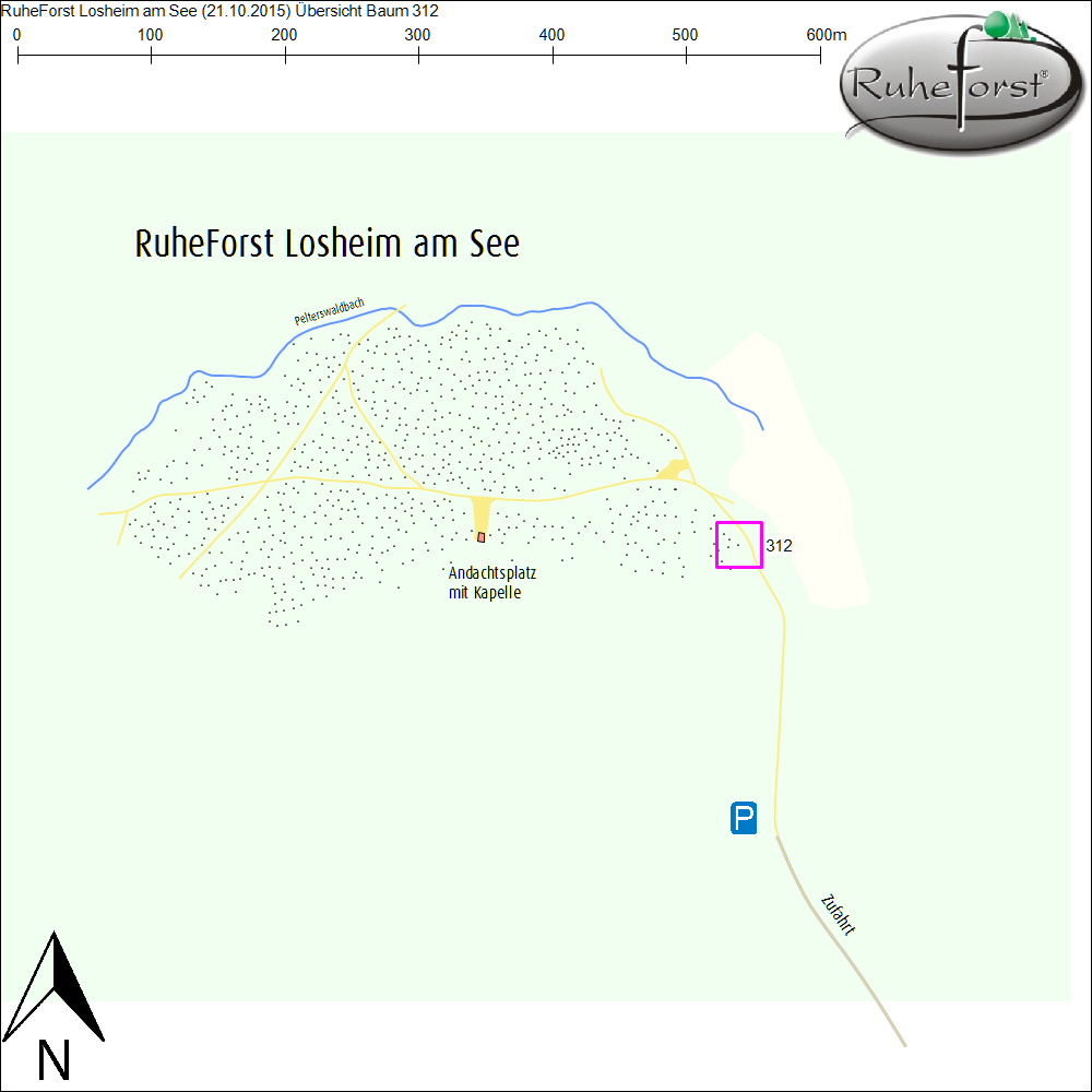 Übersichtskarte zu Baum 312