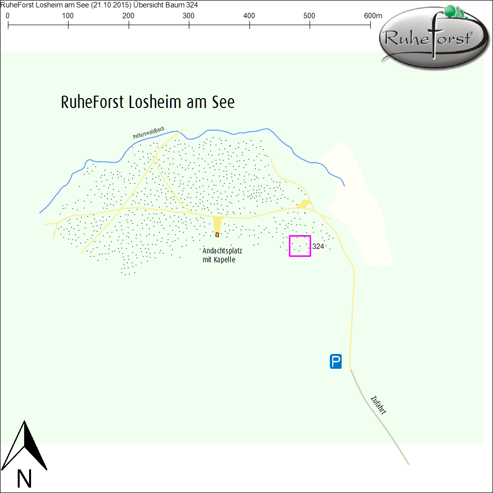 Übersichtskarte zu Baum 324