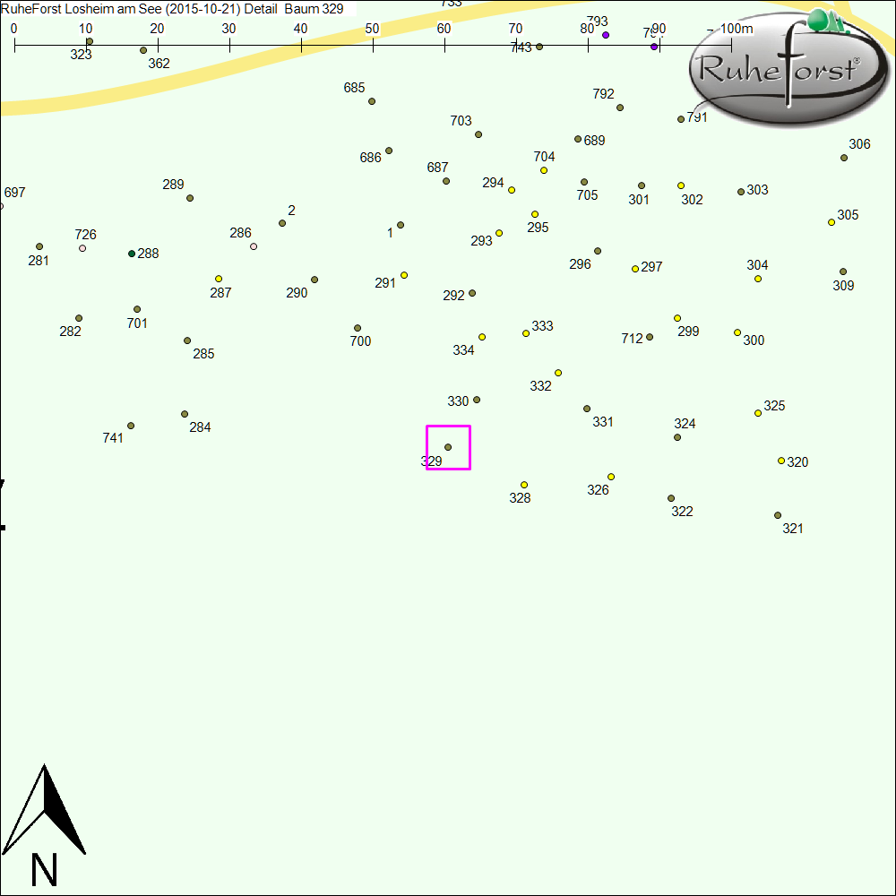 Detailkarte zu Baum 329