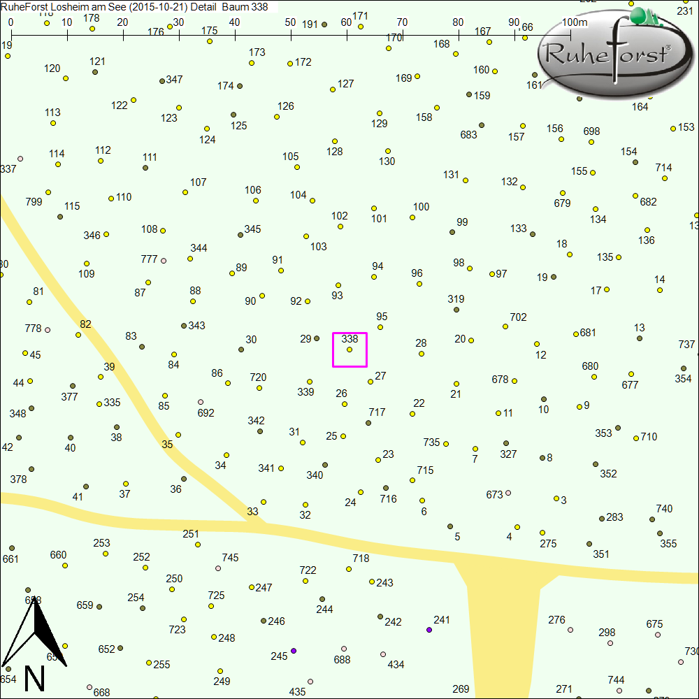 Detailkarte zu Baum 338