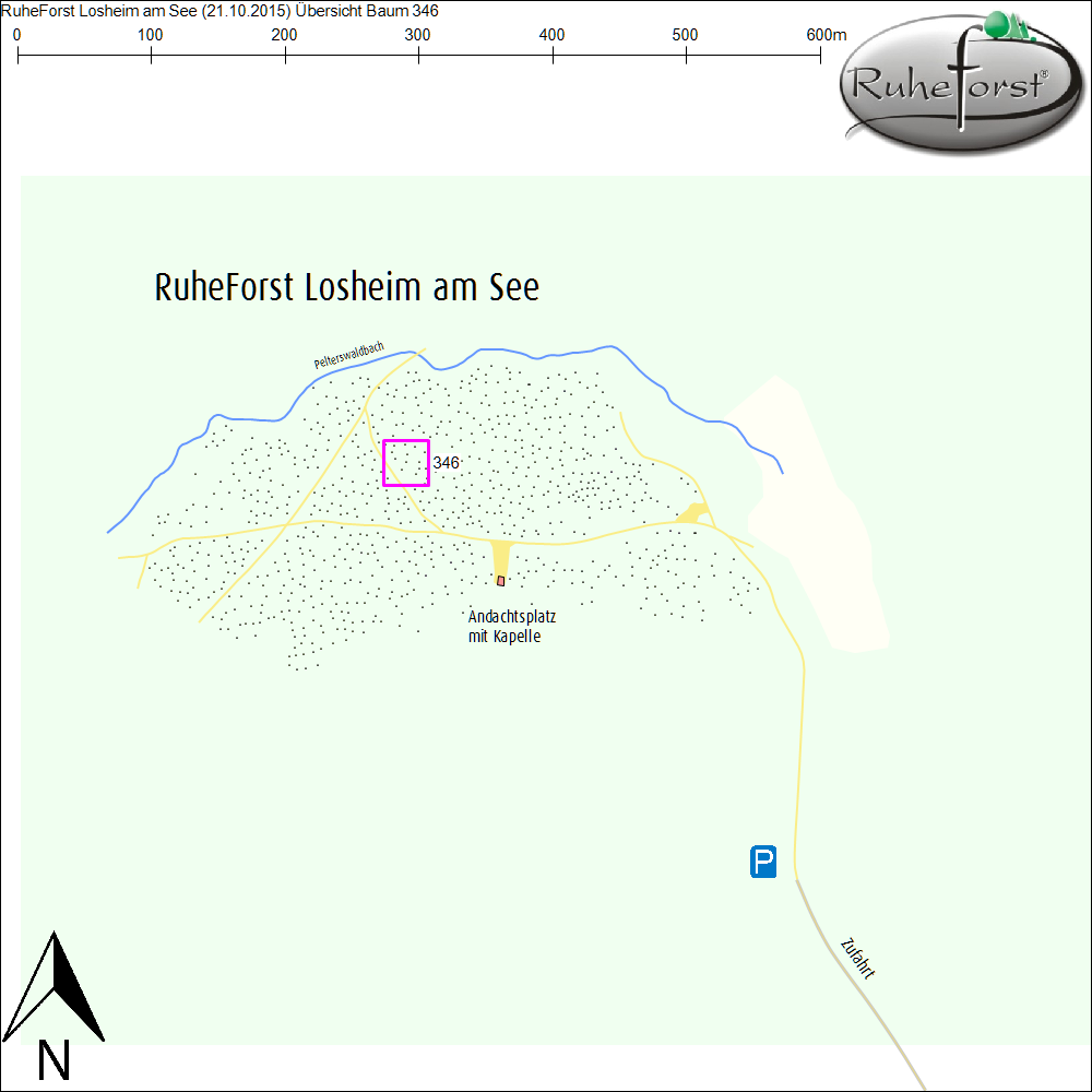 Übersichtskarte zu Baum 346