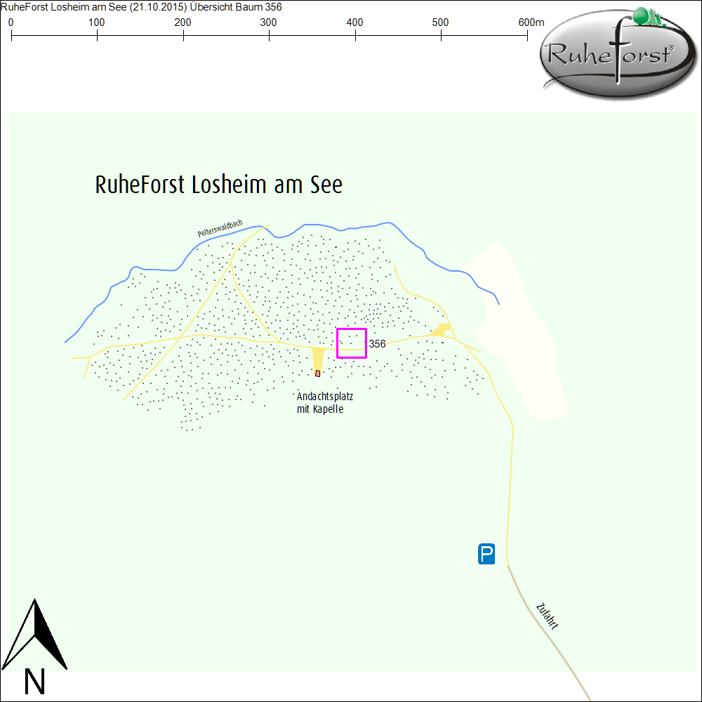 Übersichtskarte zu Baum 356