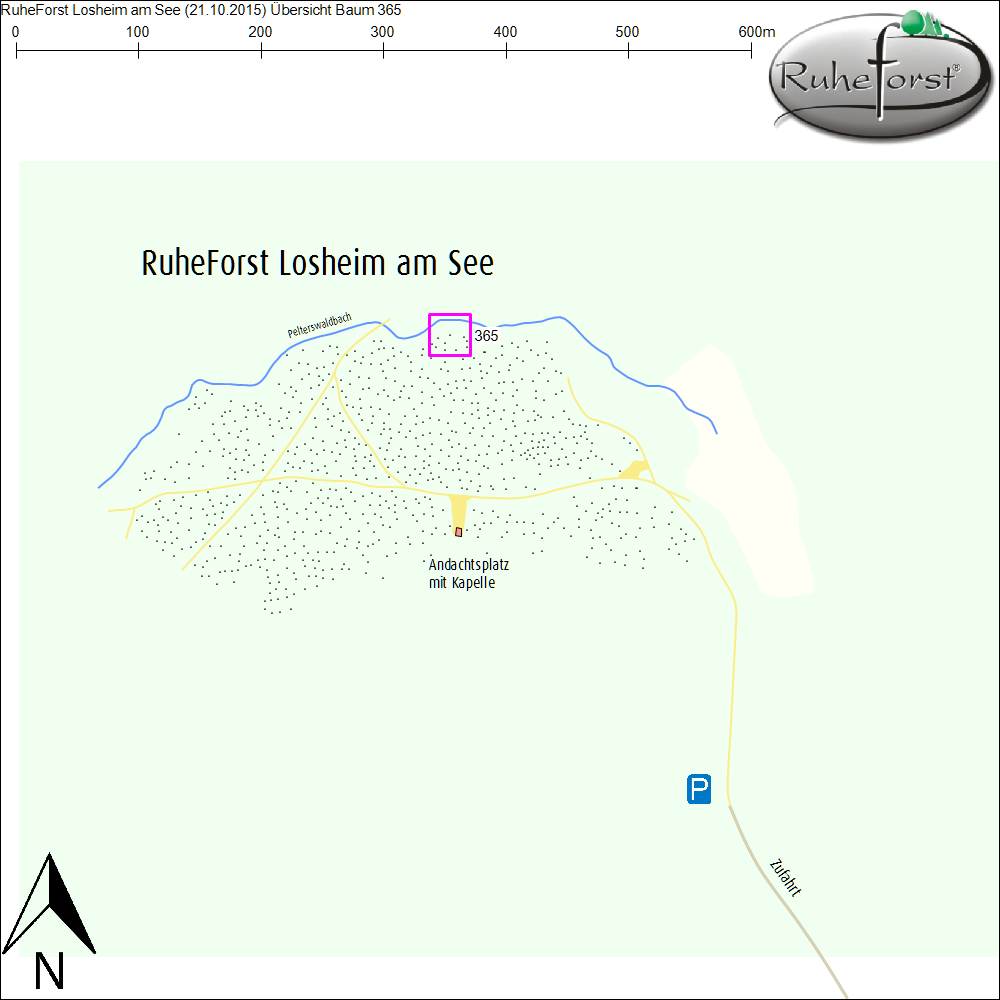 Übersichtskarte zu Baum 365