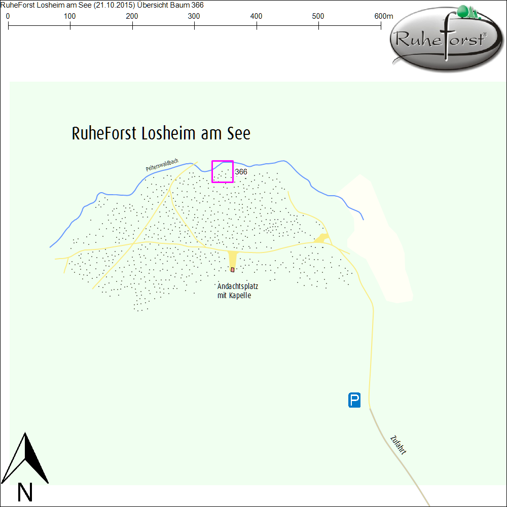 Übersichtskarte zu Baum 366