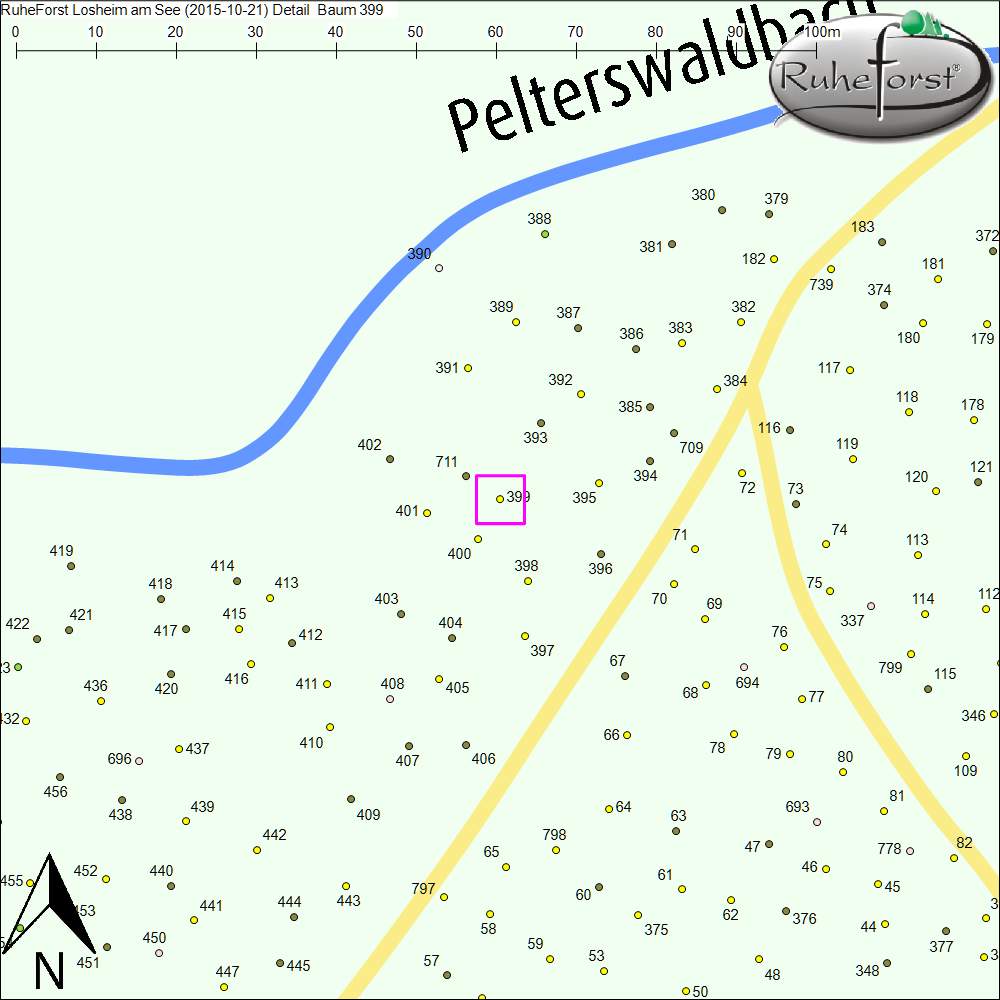 Detailkarte zu Baum 399