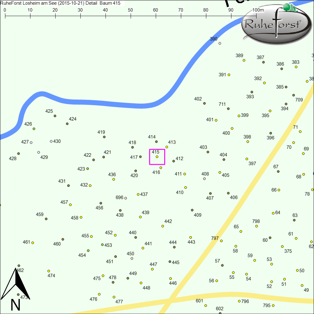 Detailkarte zu Baum 415