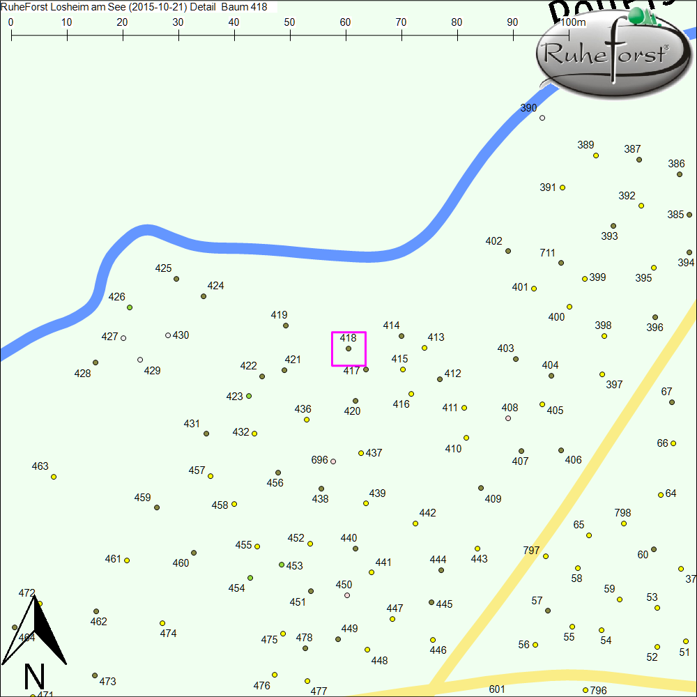 Detailkarte zu Baum 418