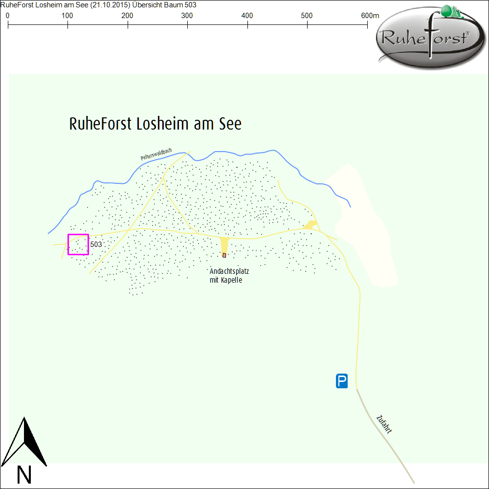 Übersichtskarte zu Baum 503