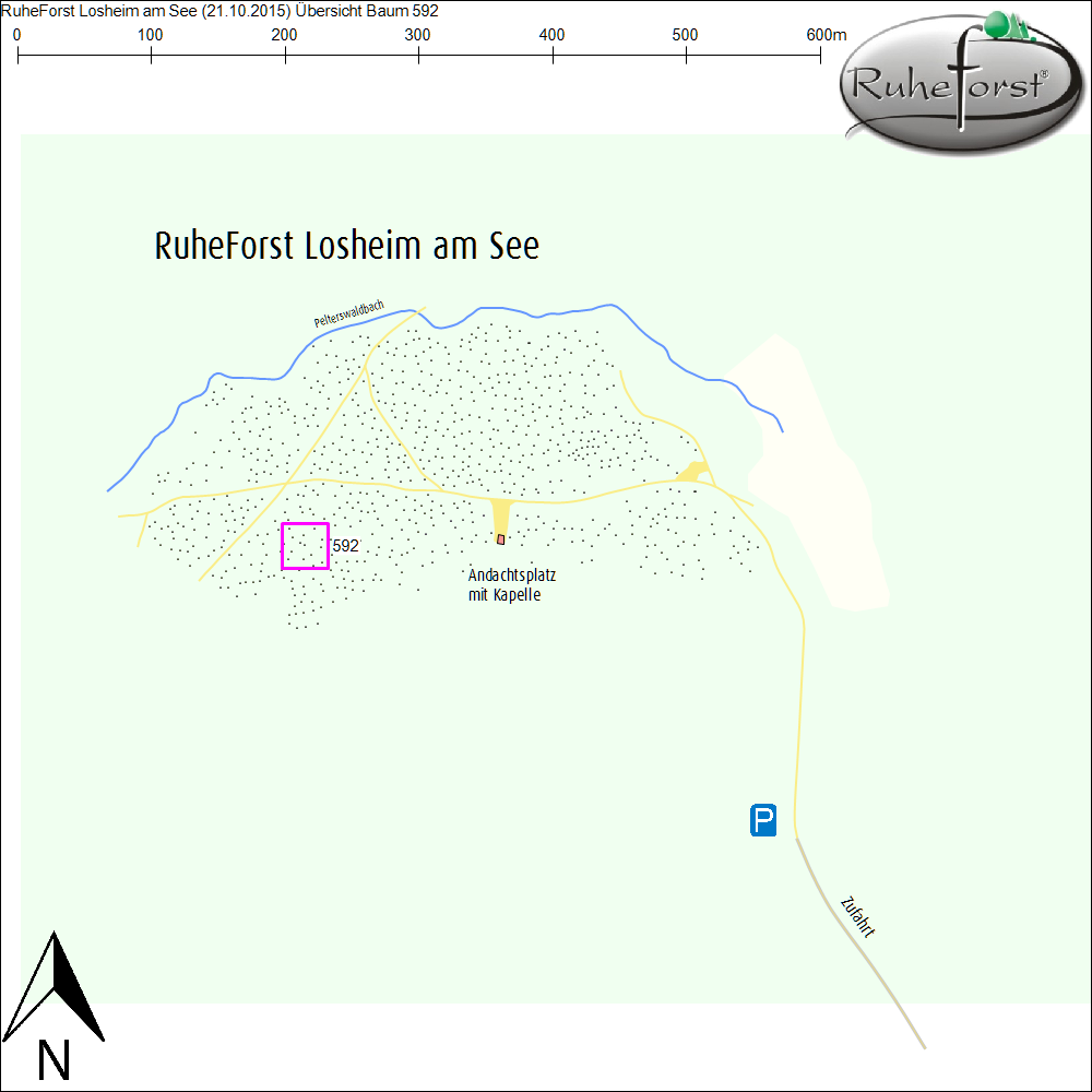 Übersichtskarte zu Baum 592