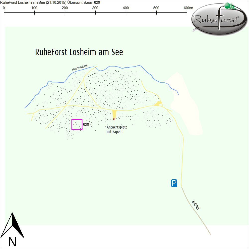 Übersichtskarte zu Baum 620