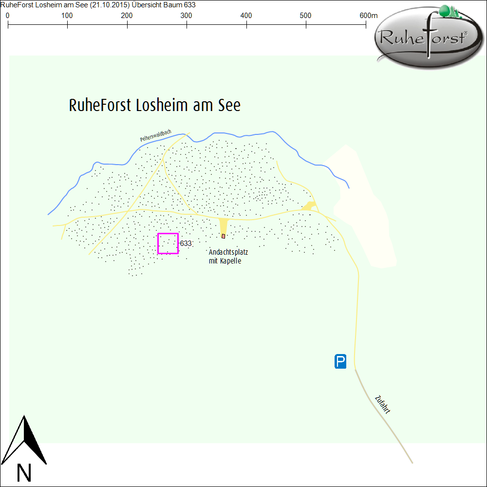 Übersichtskarte zu Baum 633