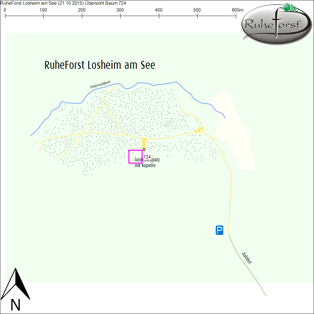 Übersichtskarte zu Baum 724