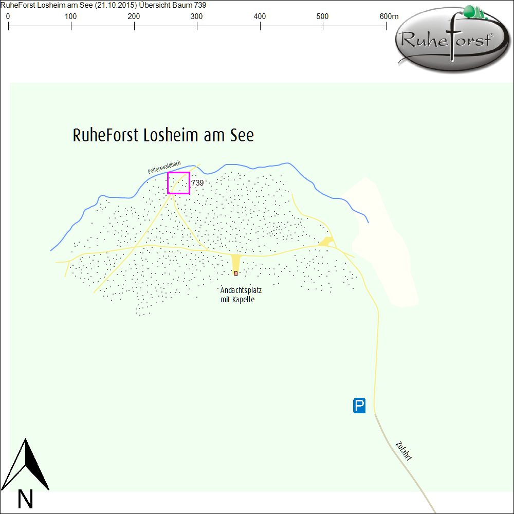 Übersichtskarte zu Baum 739