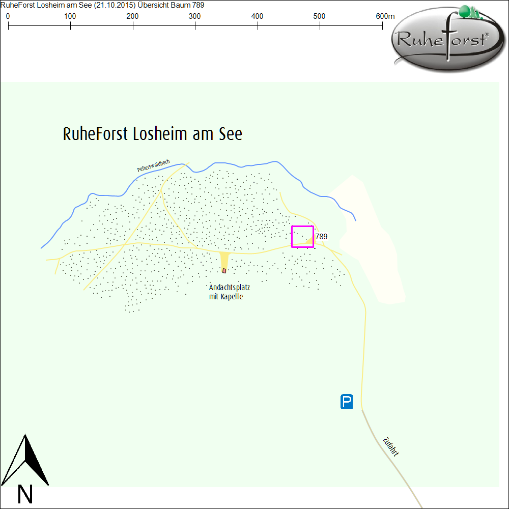 Übersichtskarte zu Baum 789