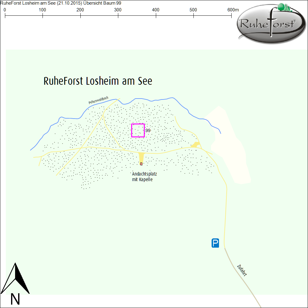 Übersichtskarte zu Baum 99